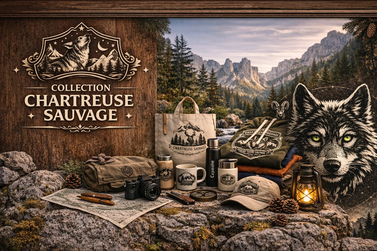 Collection Chartreuse Sauvage — les pièces