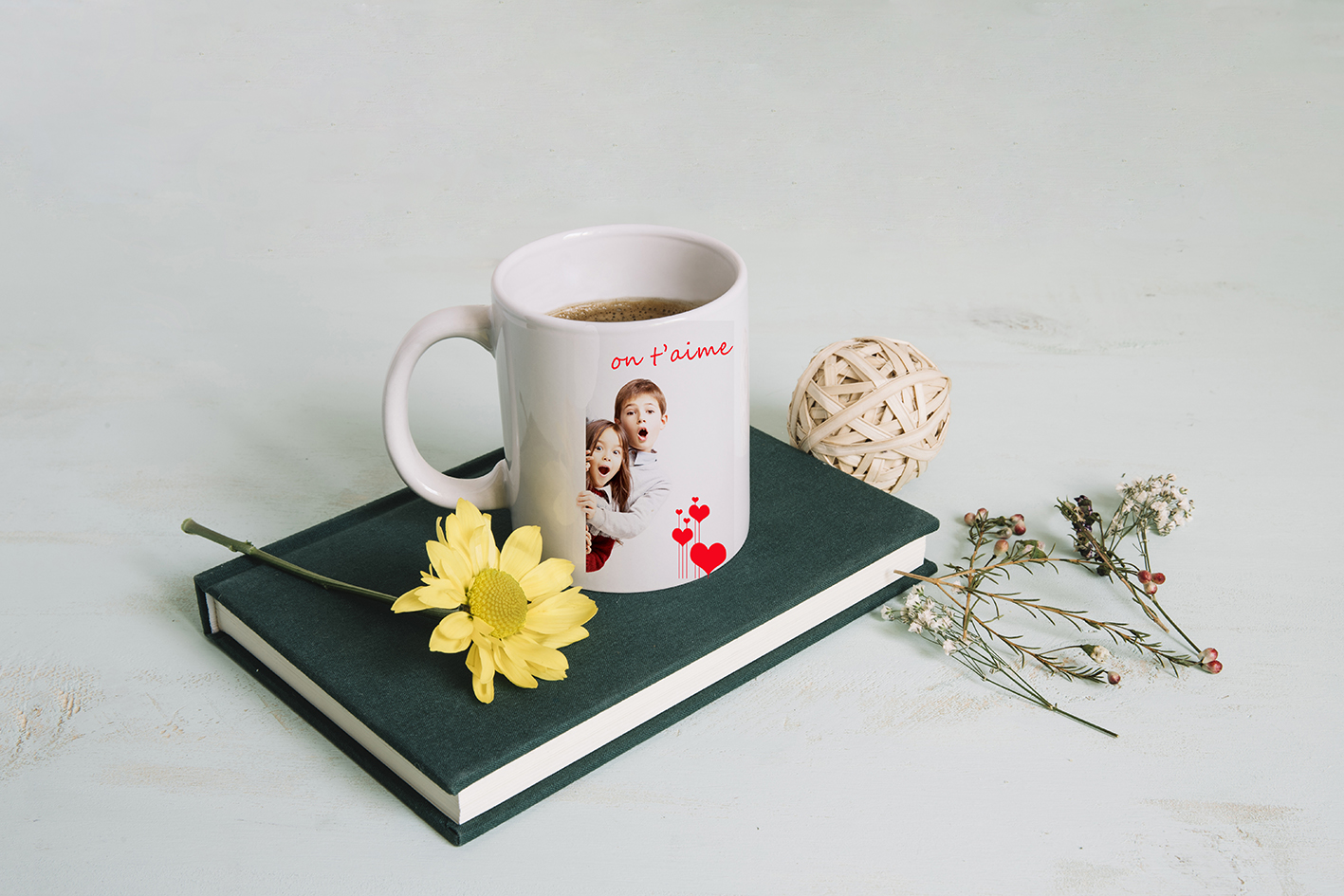 Mug personnalisé en céramique avec vos photos