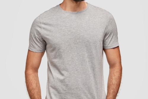 Tee-shirt homme gris