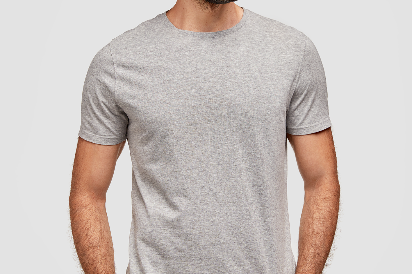 T-shirt personnalisé pour homme blanc ou gris