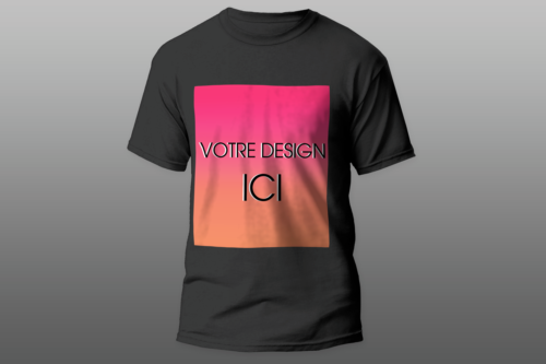 Tee-shirt femme noir