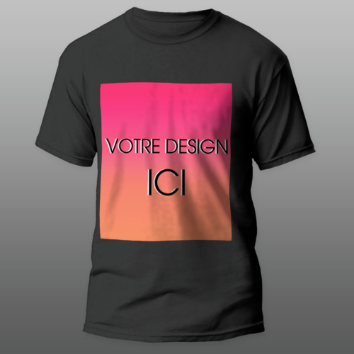 Tee-shirt femme noir